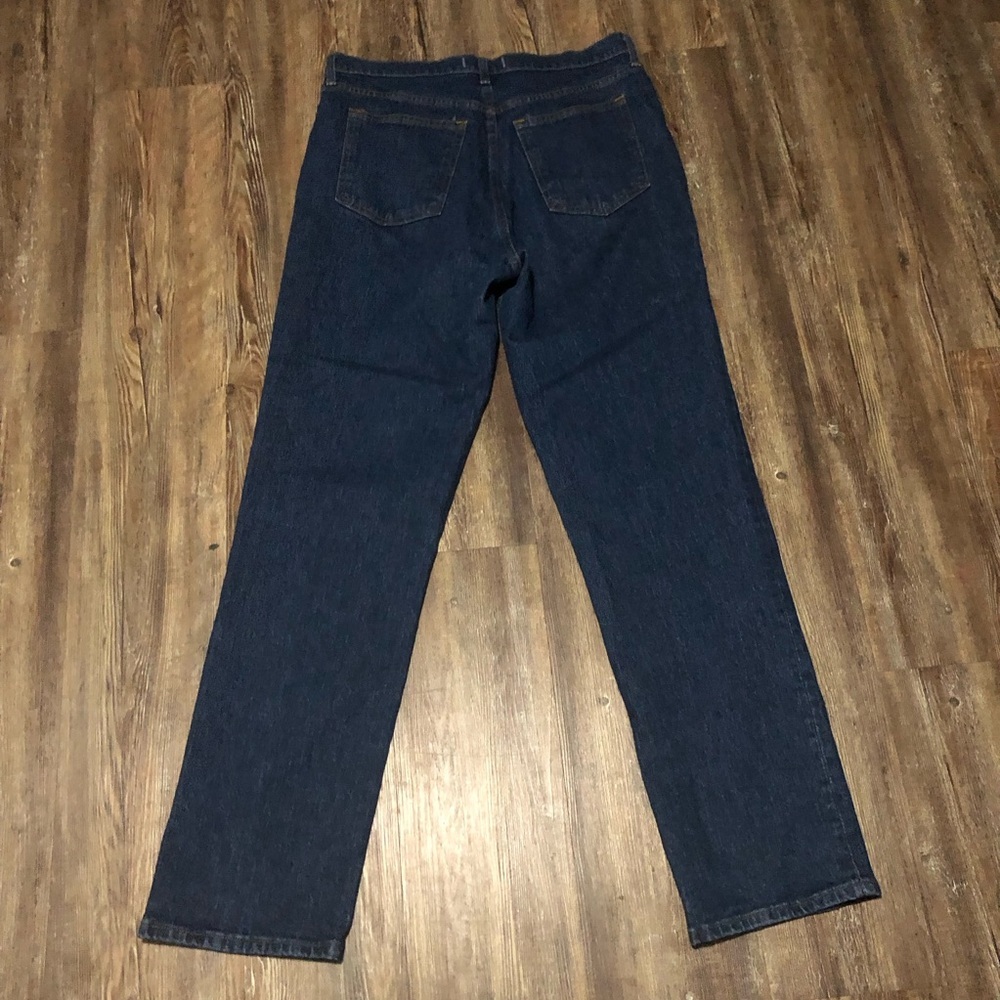 Abercrombie & Fitch Women's Straight Leg Jeans - Indigo Blue - Picture 3 of 4